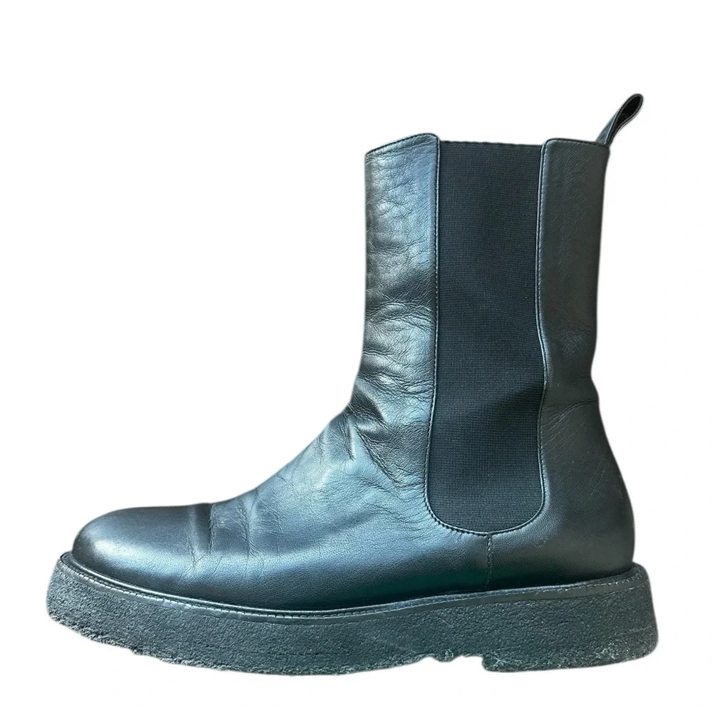 STAUD Palamino Chelsea Boot Black Leather 7.5 - Picture 3 of 14